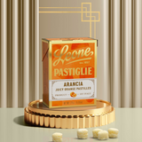 Dose mit Orangen-Pastillen