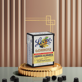 Dose Gummibonbons Lakritz mit Orange ohne Zuckerzusatz