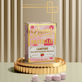 Dose mit Himbeer-Pastillen