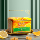 Kleine Dose mit Zitrusfrucht-Gelees