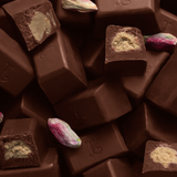 Dose mit gemischten Pistazien-Pralinen