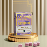 Dose mit Heidelbeer-Pastillen