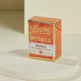 Dose mit Orangen-Pastillen