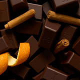 Sacchetto lingottini cioccolato grezzo arancia e cannella 100g