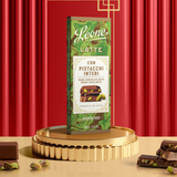 Tavoletta cioccolato al latte con pistacchi interi 100g